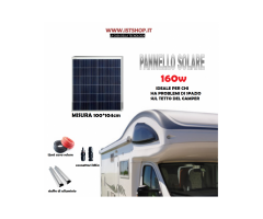Pannello Fotovoltaico 160W kit completo