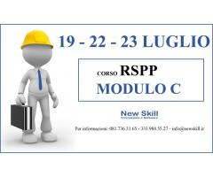 Corso RSPP Mod. C alla New Skill