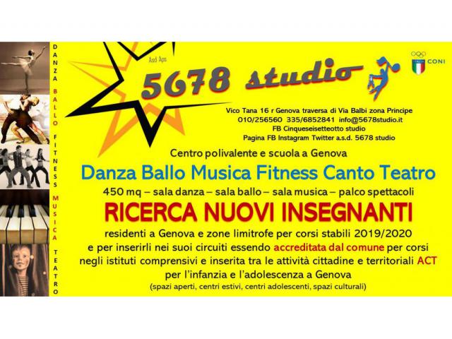 Ricerchiamo insegnanti danza/musica educatori animatori musicisti