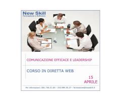 Corso Comunicazione Efficace e Leadership in diretta Web
