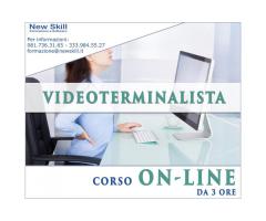 Corso Videoterminalista On-Line