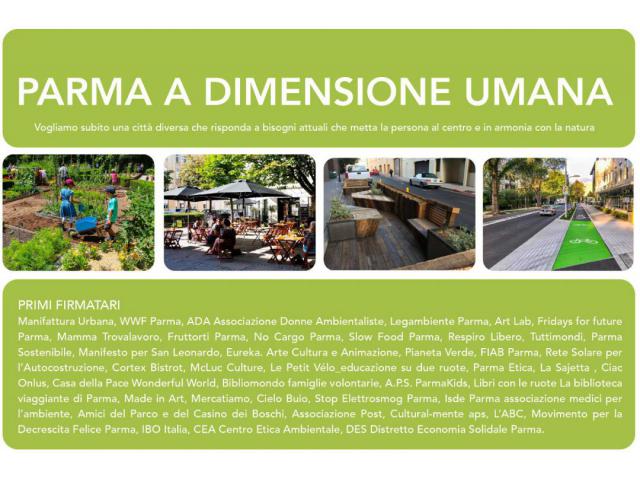 Cerchiamo sostenitori per Parma a Dimensione Umana