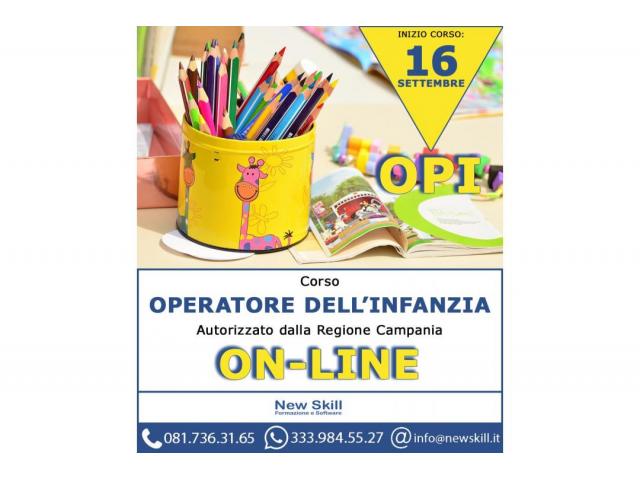 Corso OPI Operatore dell'Infanzia