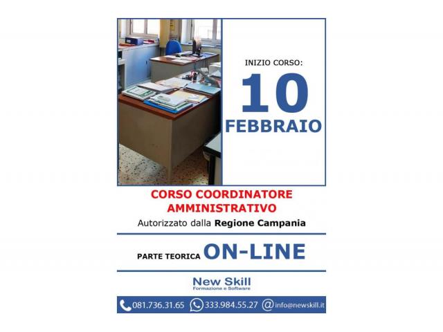 Corso Coordinatore Amministrativo On-Line