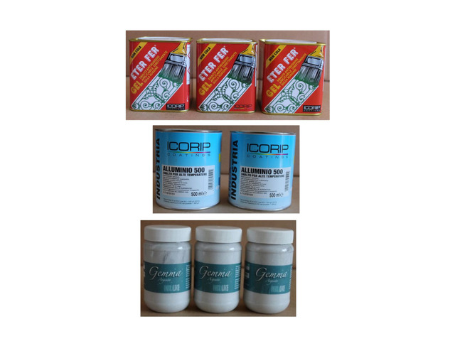 Stock di vernici e articoli per pittura 4543pz