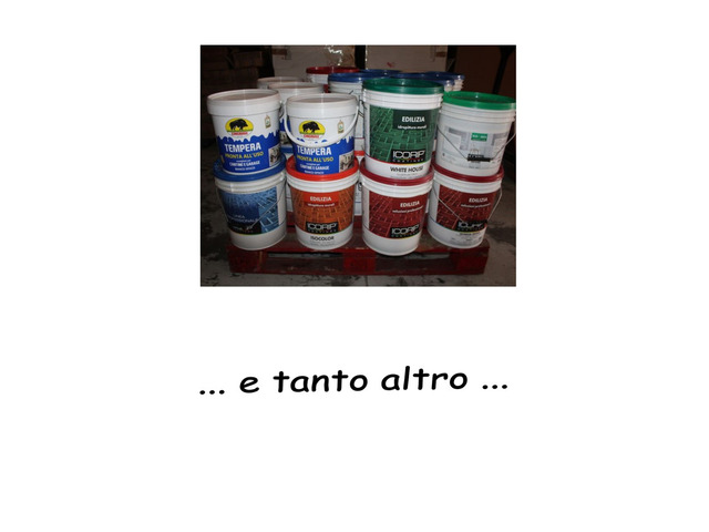 Stock di vernici e articoli per pittura 4543pz