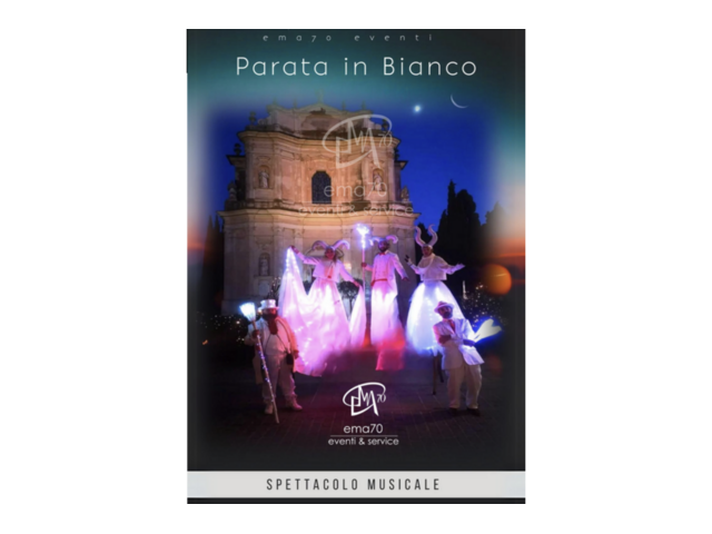 PARATA IN BIANCO - SFILATA SUI TRAMPOLI – COREOGRAFIE E DANZE