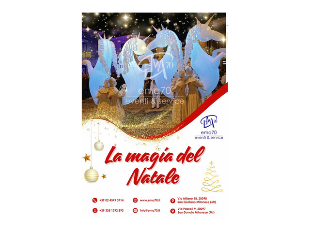 LA MAGIA DEL NATALE - SFILATA E ANIMAZIONE SUI TRAMPOLI