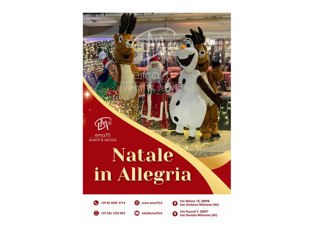 INCANTO DI NATALE ANIMAZIONE ITINERANTE NATALE