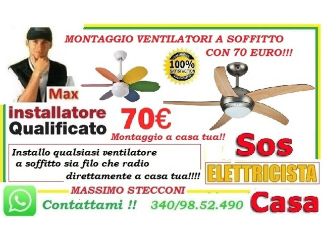 Elettricista per il tuo lampadario a sospensione