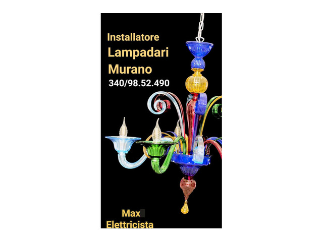 Elettricista per il tuo lampadario a sospensione