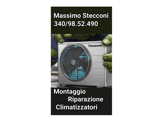 Montaggio condizionatore lido dei pini consorzio lupetta