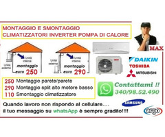 Montaggio condizionatori inverter Roma