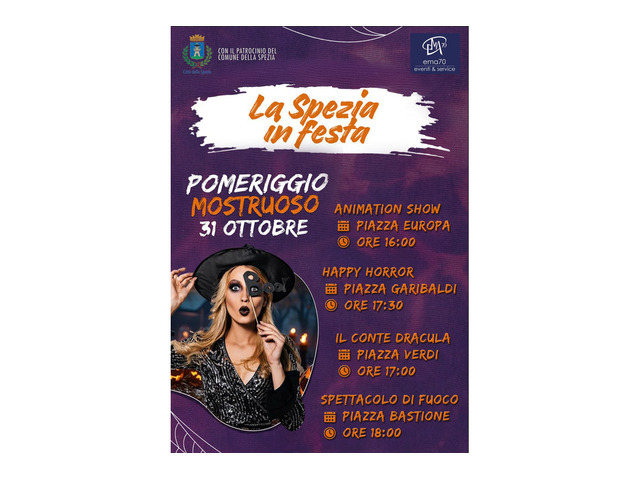 LA SPEZIA IN FESTA 2024 - POMERIGGIO MOSTRUOSO - 31.10.24