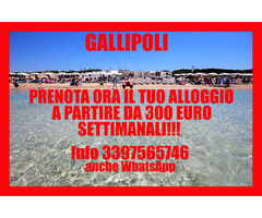 Gallipoli economica casa vacanze 50 metri dal mare