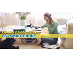 GUADAGNA DA CASA CON FB + SMARTPHONE